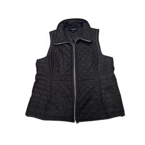 VGUC Marc New York Women’s Quilted Black Vest Size XL